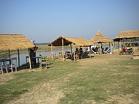 Lunch at the Rapti river.